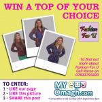 Win a free top from fashion for U